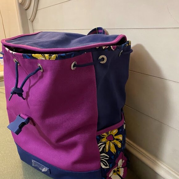 Vera Bradley Canvas Backpack African Violet - Picture 11 of 11